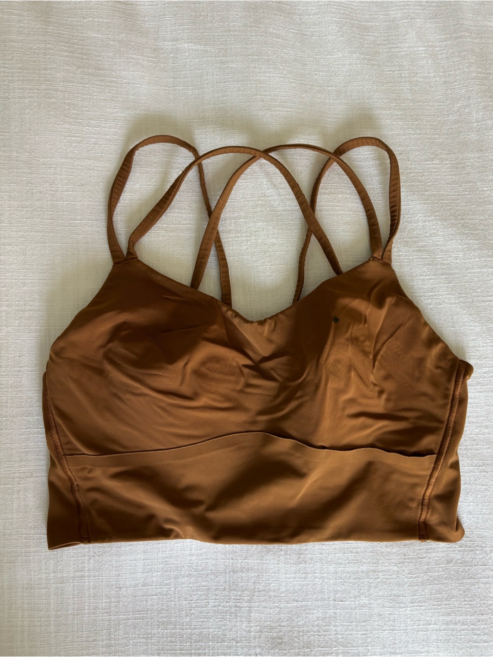 Lululemon Like a Cloud Brown Longline Bra